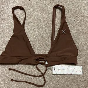 Cocoa Brown Western Top- Small